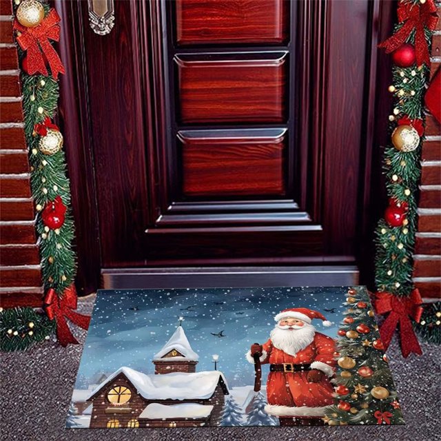 Felpudo de Barro de Diatomeas onlyliua para Puerta de Papá Noel suave absorbente antideslizante