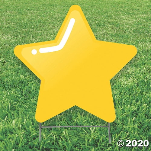 Star Yard Sign