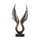 thumbnail image 3 of Estatua de ala abstracta de resina, figura decorativa de mesa hecha a mano. Estilo A, 3 of 9