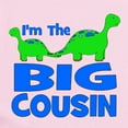 thumbnail image 2 of CafePress - I'm The BIG Cousin! Dinosaur Infant Bodysuit - Baby Light Bodysuit, Size Newborn - 24 Months, 2 of 4