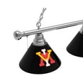 thumbnail image 2 of Virginia Military Institute 3 Shade Billiard Light with Chrome FIxture, 2 of 5