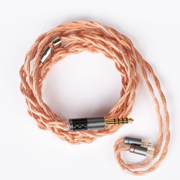 Cable para auriculares keephifi Inspiration-C de cobre de 4 núcleos, 120 cm
