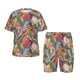 thumbnail image 1 of Balery Tropical Fruit Conjunto de Pijama Infantil de Manga Corta con Estampado – Ropa de Dormir de Algodón Suave-Small, 1 of 6