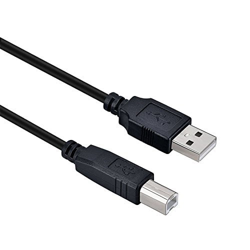 Renovatie Hong Kong Televisie kijken USB Printer Cable 6ft, NEORTX 1.8 Meters USB 2.0 Type A Male to B Male  Printer Scanner Cable Cord for Canon Pixma - Walmart.com