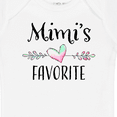 thumbnail image 4 of Inktastic Mimi's Favorite- Heart Grandchild Boys or Girls Baby Bodysuit, 4 of 5