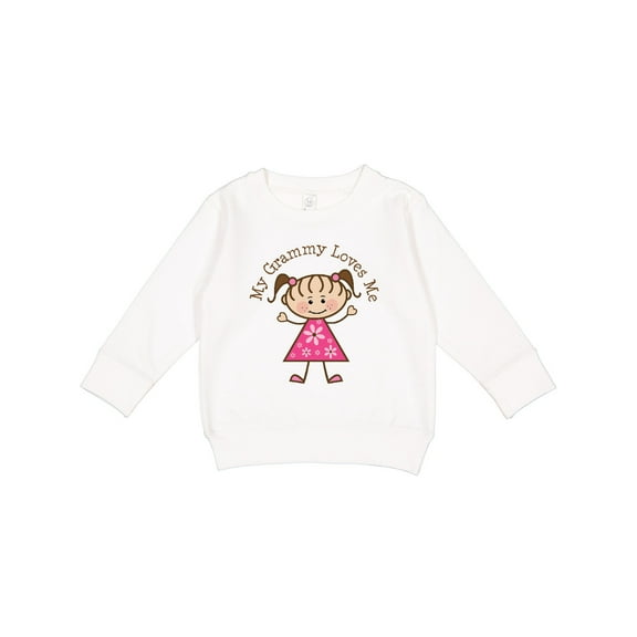 Inktastic My Grammy Loves Me Toddler Sweatshirt