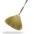 thumbnail image 2 of Thai Vintage Retro Grass Broom Stick  Straw For Wedding Jumping Witch House Long With Solid Wood Handle - Primitive Sweeping Dirt Dust Garbage, 2 of 8