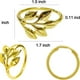 thumbnail image 4 of Zhuge Anillo de servilleta de tela - oro, 20 piezas, muy adecuado para fiestas y cenas, 4 of 5