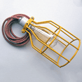 thumbnail image 7 of Yi Lighting Industrial Style Yellow Vintage Metal Lamp Guard Cage for Pendant Light Vintage Lamp Holders (Set of 4), 7 of 7