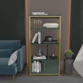 thumbnail image 3 of Decorotika Valero Bookcase Silva Gold, 3 of 6