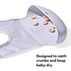 thumbnail image 2 of Babero enrollable OXO Tot, paquete de 2, lila y ópalo, 2 of 5