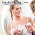 thumbnail image 5 of 5 PCS Bra Liners for Sweat, Reusable Washable Under Breast Sweat Pads, 67% Cotton 33% Polyester Fiber, 5 of 6