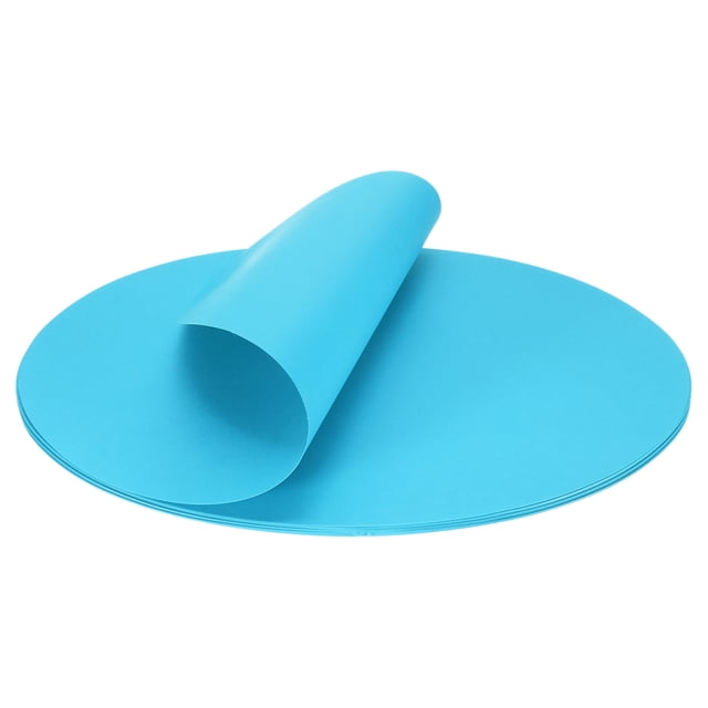 Uxcell 30 Pcs Card Stock Paper Oval for DIY Crafts Painting Scrapbooking 5 x 8 Inch Deep Blue