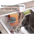 thumbnail image 2 of Kitchen Sink Tidy Caddy, Kitchen Sink Organiser, Sponge Drain Rack, 2 of 3