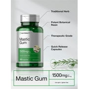 Mastic Gum 1500mg | 100 Capsules | by Horbaach