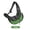 Green, variant on HOMEIORA 1pc Pet Sling Carrier for 2-5 lbs Small Dogs & Cats - Hands-Free Puppy Carrier with Safety Hook, Large Zipper Pocket, Soft Breathable Mesh, Adjustable Strap & Reflective Strip, Yellow