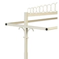 thumbnail image 3 of SSWBasics Boutique Ivory Double-Rail Rolling Clothes Rack, 3 of 4