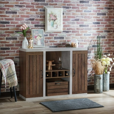 Furniture Of America Xole Rustic 47 Inch 2 Cabinet Buffet