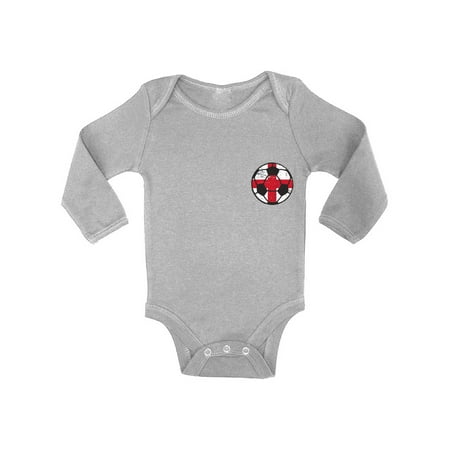 

Awkward Styles England Baby Bodysuit Long Sleeve Gifts from England Soccer Gifts