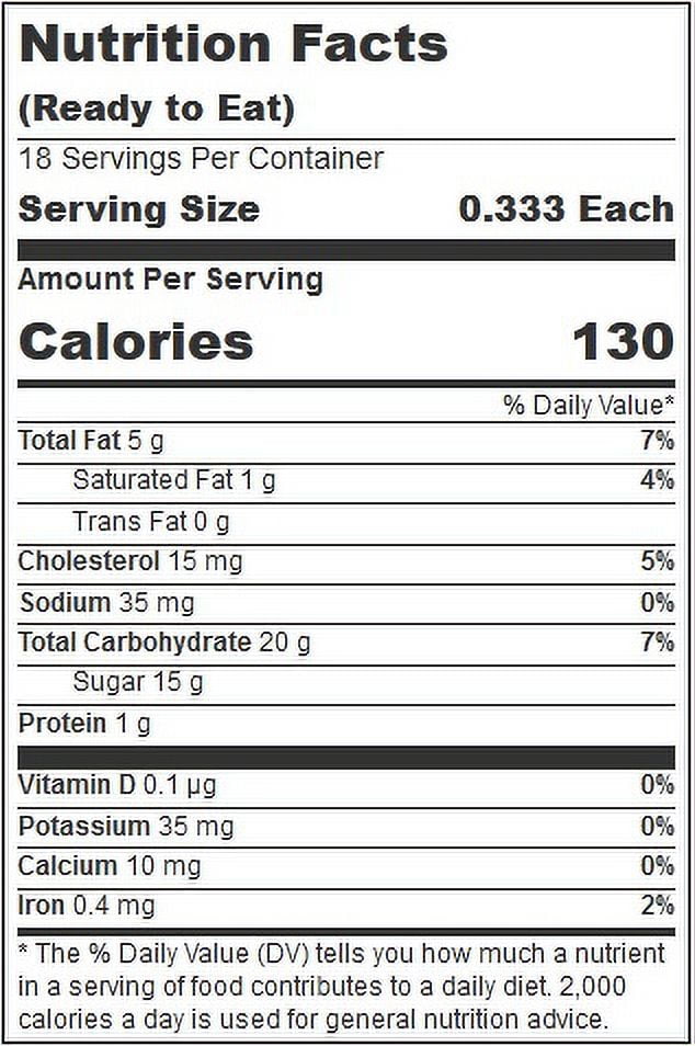 Sweet Sams Black and White Cookie - 6 count per pack -- 4 packs per case