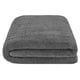 thumbnail image 3 of Toalla de baño American Soft Linen gris oscuro 100% algodón 40x80 cm, 3 of 9