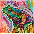 thumbnail image 2 of Dean Russo Collection 20x20 Black Ornate Wood Framed with Double Matting Museum Art Print Titled - Psychedelic Frog, 2 of 4