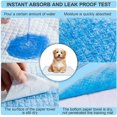 thumbnail image 5 of Paquete de 20 almohadillas de entrenamiento para cachorros, alfombrillas absorbentes con capa inferior impermeable, 60 x 60 cm, 5 of 5