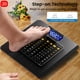 thumbnail image 1 of Báscula de baño con tecnología Step-On, hecha de vidrio templado grueso, ideal para la pérdida de peso y como regalo, 1 of 9