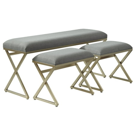Signature Design By Ashley Emanita Accent Bench Set 3 Cn