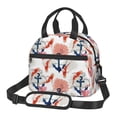 thumbnail image 1 of Disketp Koi Fish And Corals Lonchera Térmica para Mujer y Hombre, Bolsa de Almuerzo Reutilizable e Impermeable para Trabajo, Viajes y Picnic, 1 of 7