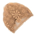 thumbnail image 4 of Turbante Moda Hermoso Único Retráctil Musulmán Bordado Rebordear Mujer Sombrero RegaloChampagne, 4 of 5