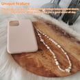 thumbnail image 3 of Tholdsy Boho Beach Phone Chain Strap Imitación Pearl Letter Lanyard Cordón colgante para mujer Cellphone Key Chain Accesorios Relojes inteligentes tipo 2, 3 of 6