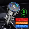 thumbnail image 2 of 3 in 1 Car Charger Universal Compatibility for Various USB Devices for Home, Travel, and Office Use, 2 of 9