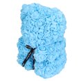 thumbnail image 1 of Oso de flores, oso en forma de rosa de 25 cm Oso de flores artificiales Oso en forma de rosa construido para el futuro, 1 of 8
