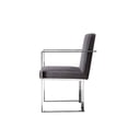 thumbnail image 5 of Pangea Home Dexter Arm Chair Velvet Silver, 5 of 6