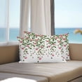 thumbnail image 4 of Outdoor Pillow Cover Peach Pink Rose Leaf Set of 2 Waterproof Throw Pillowcases Floral Plant Decorative Patio Furniture Pillows for Couch Garden Indoor & Outdoor Use, 4 of 9