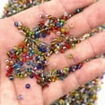 thumbnail image 3 of Cuentas de cristal checo para fabricación de joyas, abalorios con efecto de línea de 2mm, 3mm y 4mm, accesorios de pulsera hechos a mano, 15g por lote, novedad, 3 of 4