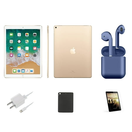 UPC: 0767531827789 | Restored Apple 12.9-inch iPad Pro Wi-Fi Only 32GB Gold Bundle: Case  Pre-Installed Tempered Glass  Rapid Charger  Bluetooth/Wireless Airbuds By Certified 2 Day Express (Refurbished)