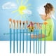 thumbnail image 1 of Juego de 12 herramientas de pintura artística con pincel de dibujo de pelo de nailon azul con paleta de mezcla de 2 uds., 1 of 8