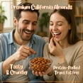 thumbnail image 3 of Smoked Almonds by It's Delish, 10 Lbs Bulk  Gourmet Lightly Roasted Salted Almond Nuts Smoky Flavor, Healthy Snacks, Yummy Nut Snack for Adults  Trans-fat Free, Kosher Parve, 3 of 4
