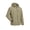 02-Khaki, variant on Men's Lightweight Hooded Windbreaker Jacket with Detachable Hood, Full Zip Closure, Multiple Zipper Pockets, Adjustable Hook-and-Loop Cuffs