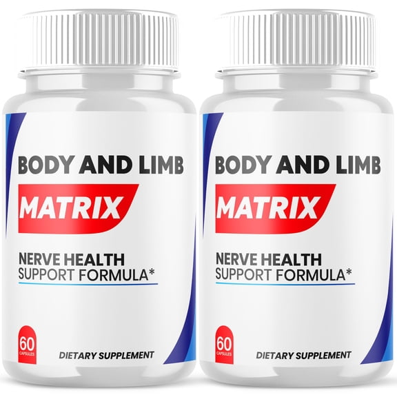 Body and Limb Matrix Advanced Nerve Health Support Pills Natural Vitamin Supplement 120 Capsules