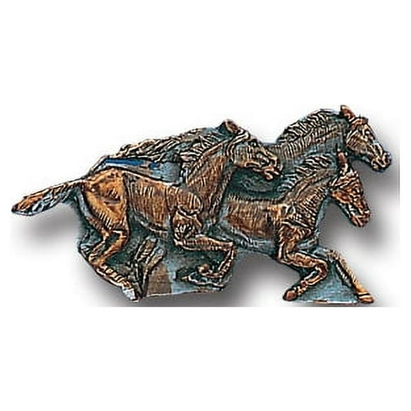 Running Horses Lapel Pin