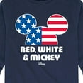 thumbnail image 3 of Disney - Americana - Red White And Mickey - Toddler And Youth Long Sleeve Graphic T-Shirt, 3 of 5