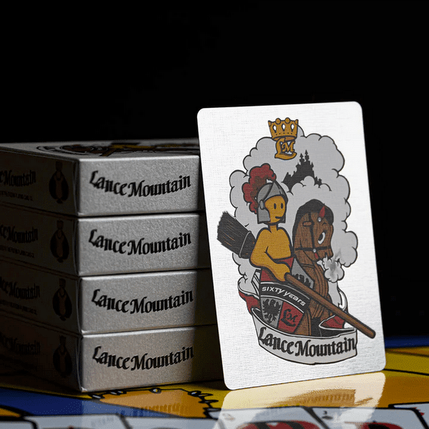 LANCE MOUNTAIN SILVER ANNIVERSARY DOUGHBOY PLAYING CARDS by Fulton