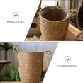 thumbnail image 6 of Grass Woven Flower Basket Flowers Hanging Plant Pots Outdoor Vase Bride, 6 of 8
