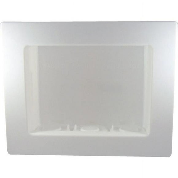 Danco 9DOB-101 Universal Washing Machine Outlet Box without Valves, White
