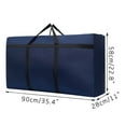 thumbnail image 3 of Heavy Duty Christmas Tree Storage Bag，Zipper Christmas Tree Storage Box with Reinforced Handles Thicked Oxford Cloth Waterproof Xmas Tree Bag for All Year Round Christmas Storage 90*58*28cm, 3 of 5