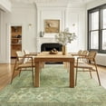 thumbnail image 3 of Area Rug x for Living Room Bedroom Dining Room Washable Rugs Vintage Distressed Print Carpet UltraThin Chenille Low Pile Lightweight Rug with Non Slip Backing Sepia, 3 of 7