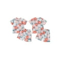 thumbnail image 3 of Aojekbee Kids Girls Shorts Set, Chicken Cow Flower Print Short Sleeve T-shirt with Shorts Summer Outfit, 3 of 10